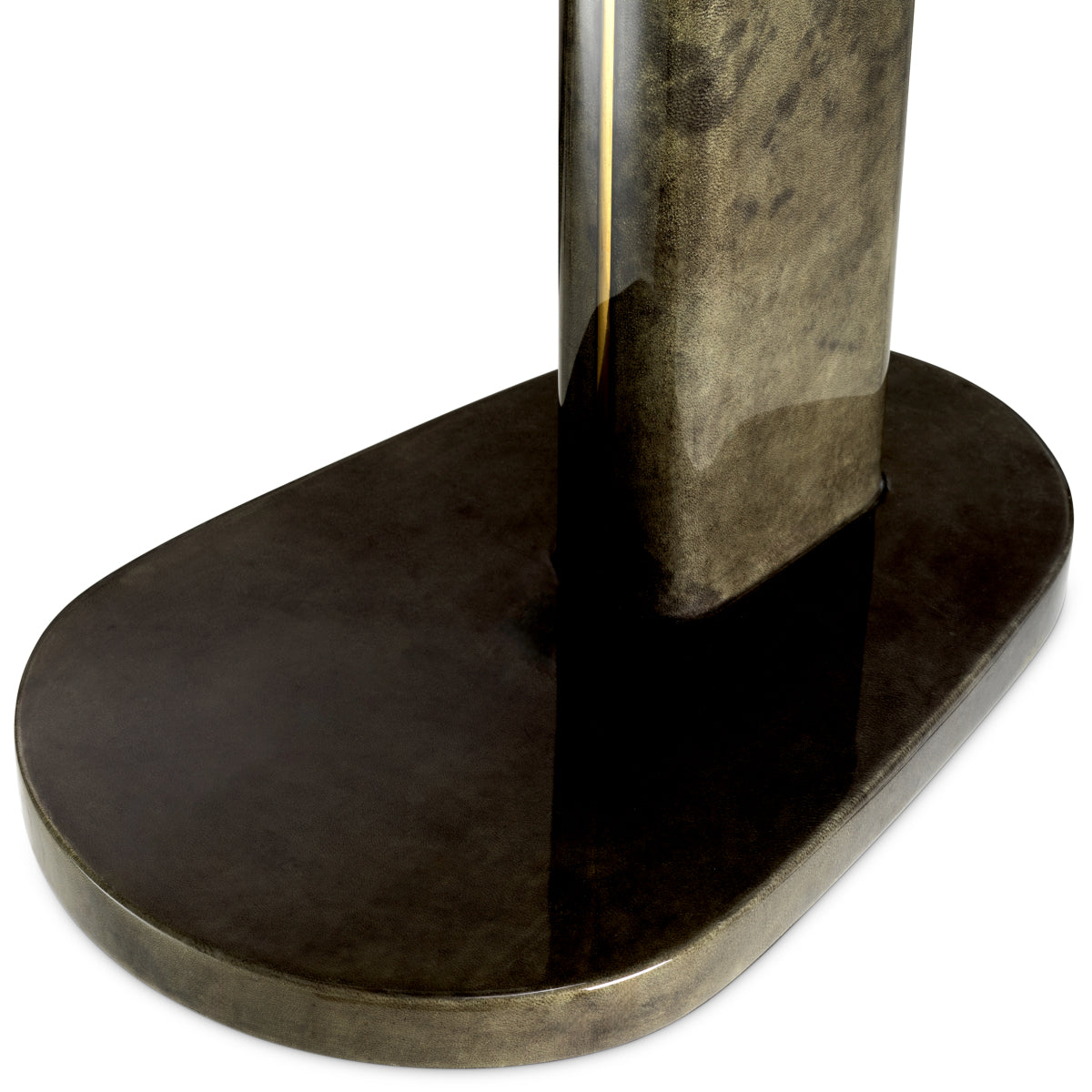Bijzettafel Manuel - Brown leather