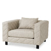 Fauteuil Avellino - Splendor light grey