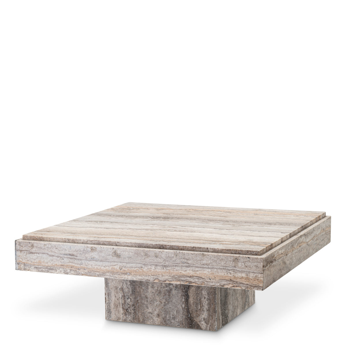 Salontafel Sartoria - Zilver travertine