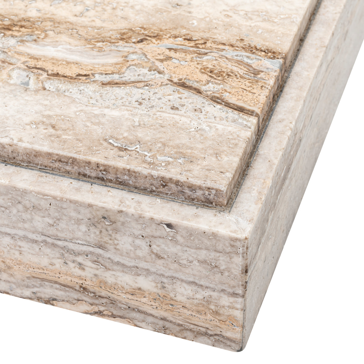 Salontafel Sartoria - Zilver travertine