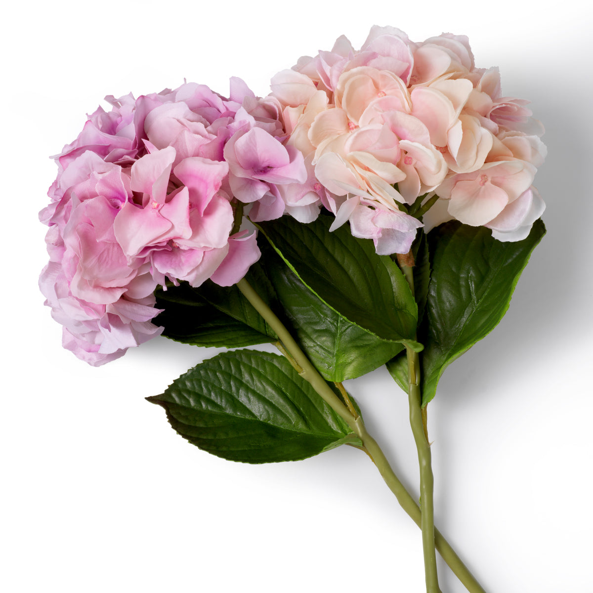 Kunstboeket Hortensia's - Roze - 48 stuks