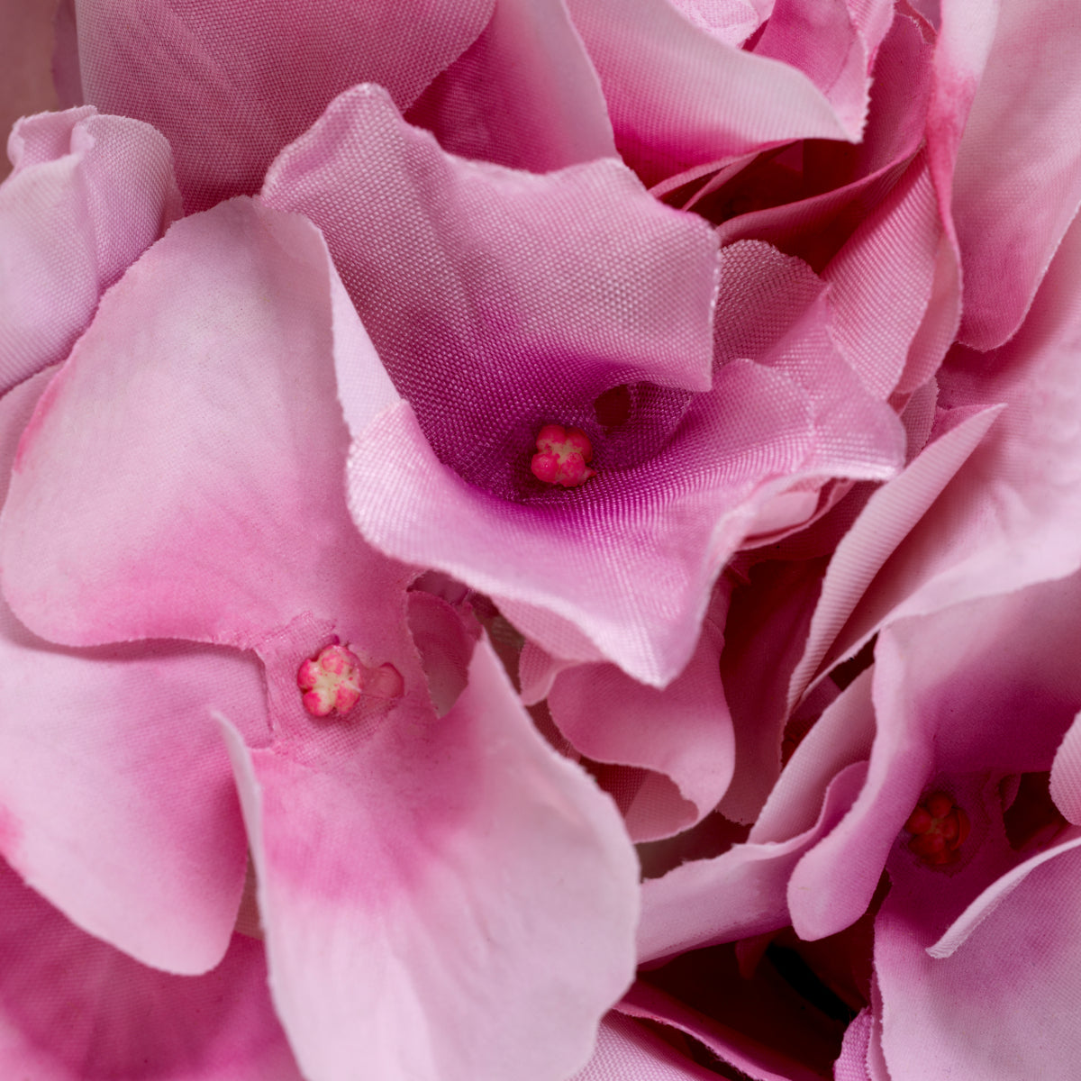 Kunstboeket Hortensia's - Roze - 48 stuks