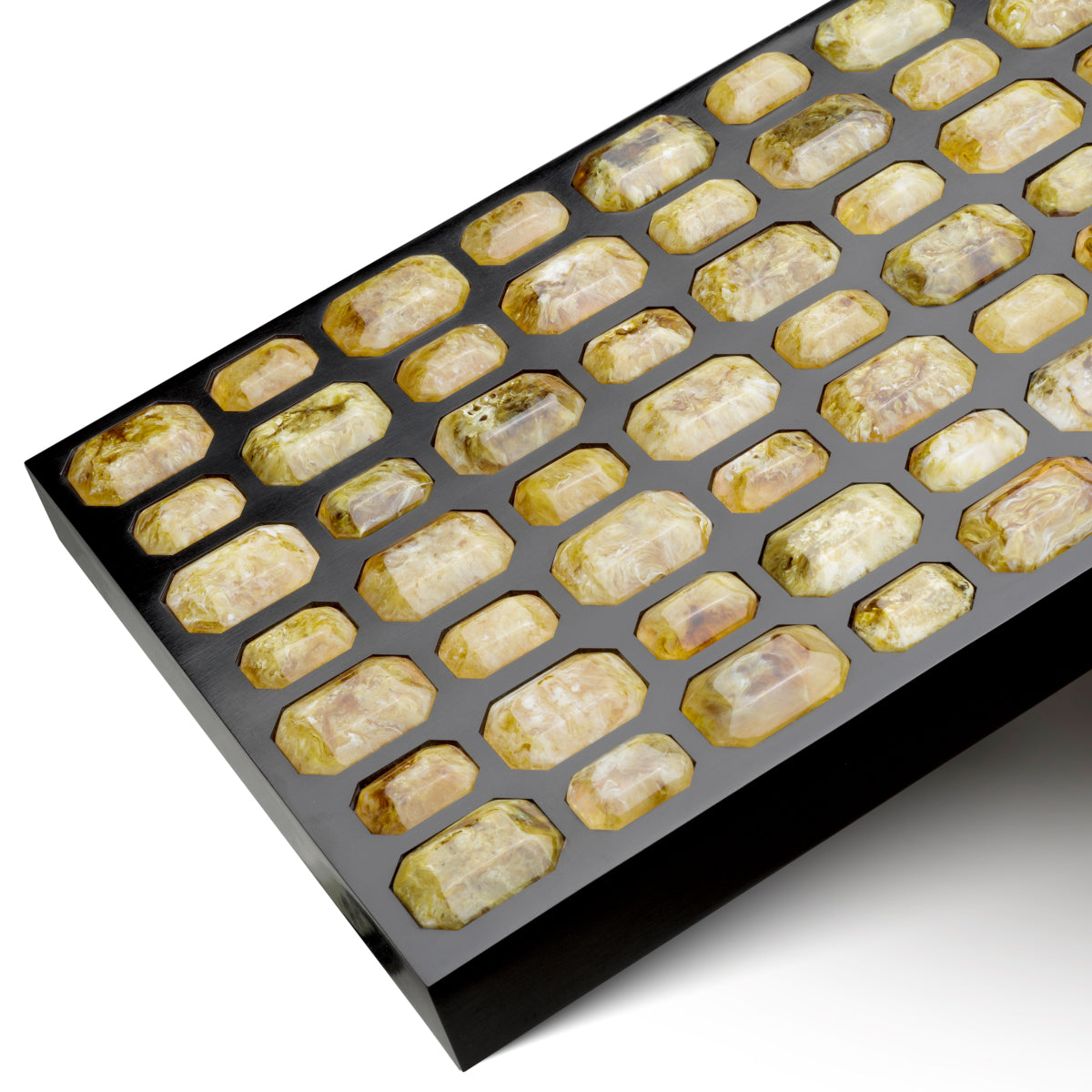 Box Lucida - L - Faux amber
