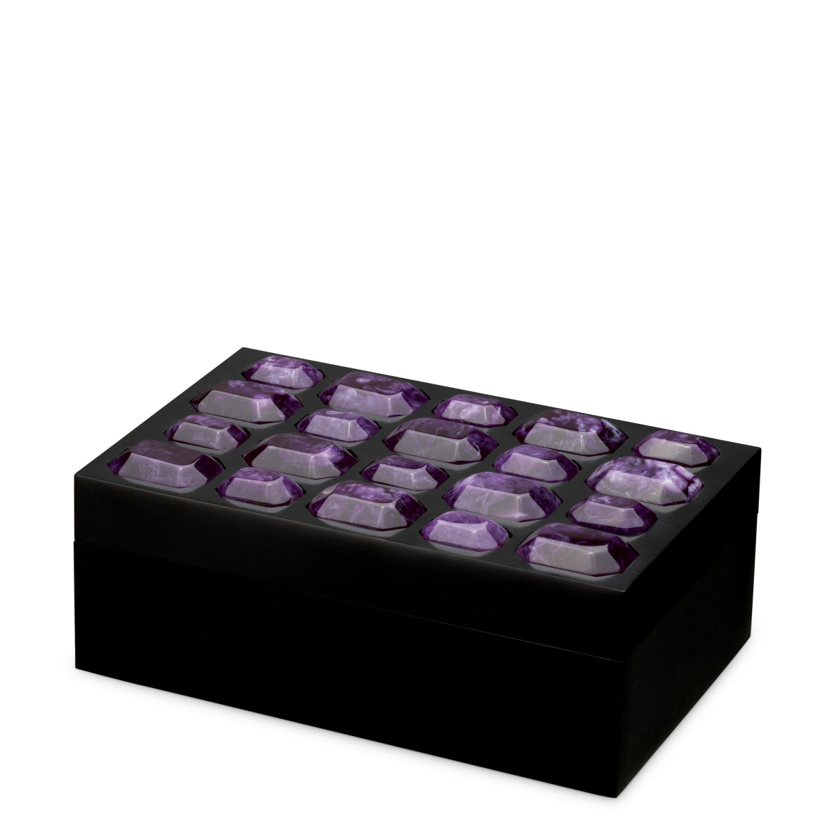 Box Lucida - S - Faux amethyst