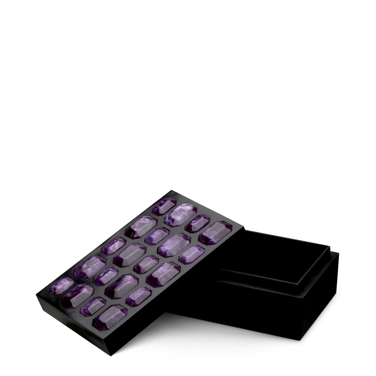 Box Lucida - S - Faux amethyst