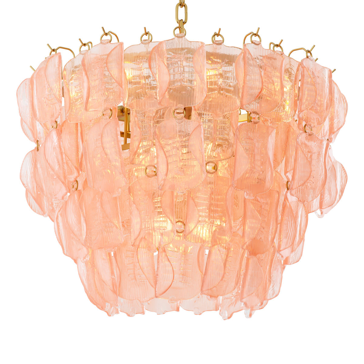 Hanglamp Solange - Pink glass