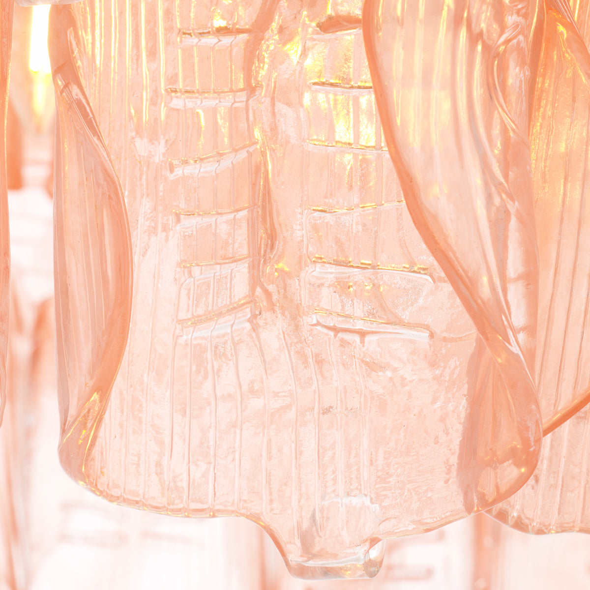 Hanglamp Solange - Pink glass