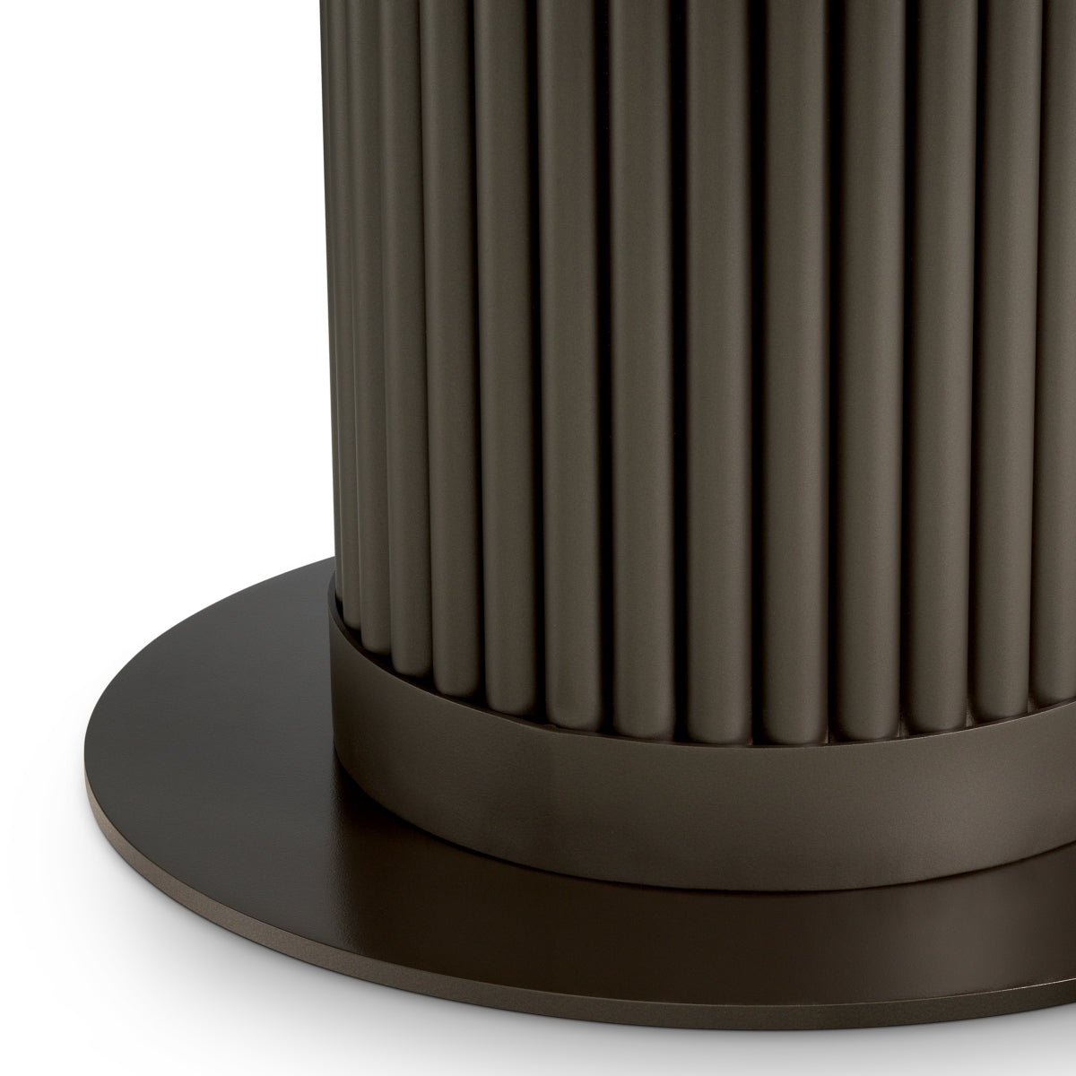 Buiten Salontafel Volterra - Rond - Grey ceramic