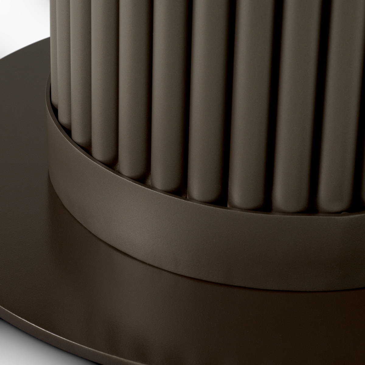 Buiten Salontafel Volterra - Rond - Grey ceramic