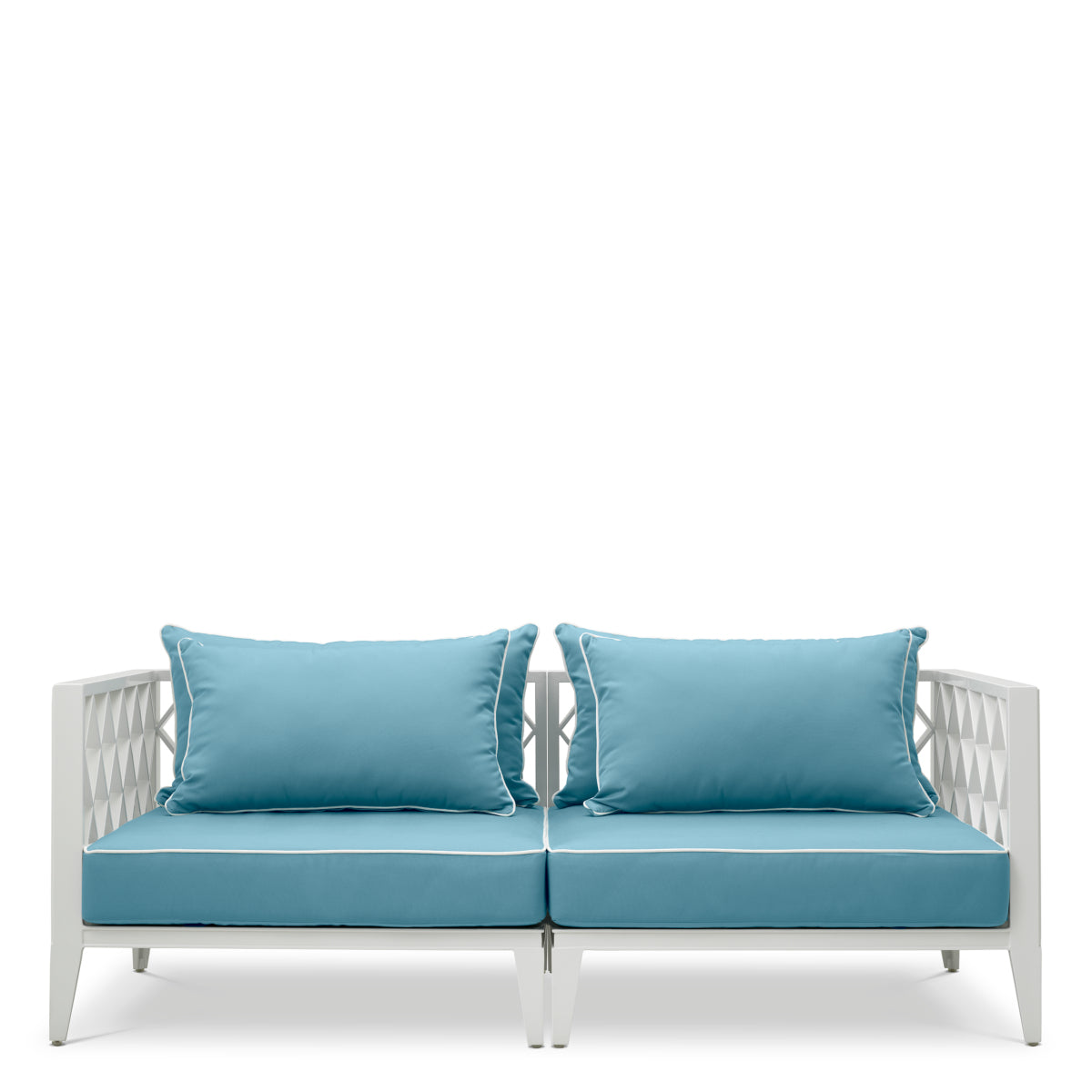 Loungebank Ocean Club - S - Sunbrella mineral blue