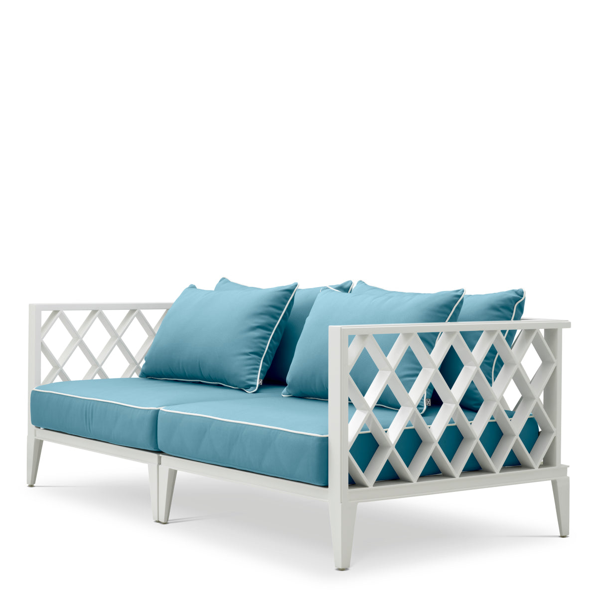 Loungebank Ocean Club - S - Sunbrella mineral blue