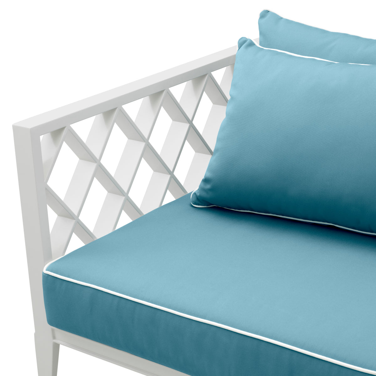 Loungebank Ocean Club - S - Sunbrella mineral blue