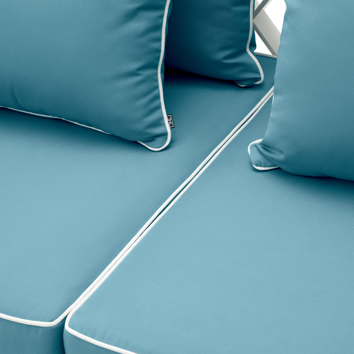 Loungebank Ocean Club - S - Sunbrella mineral blue