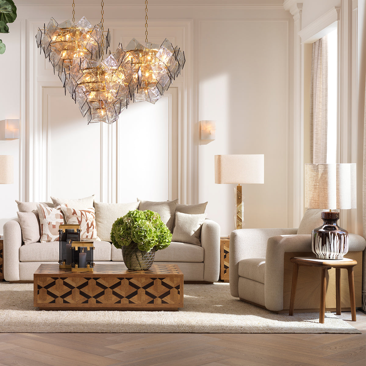 Sierkussen Saphira II - Oranje