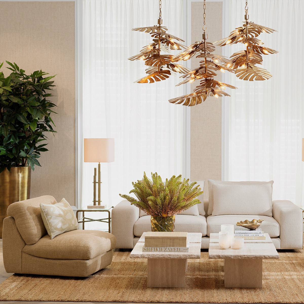 Sierkussen Saphira - Rechthoekig - Natural