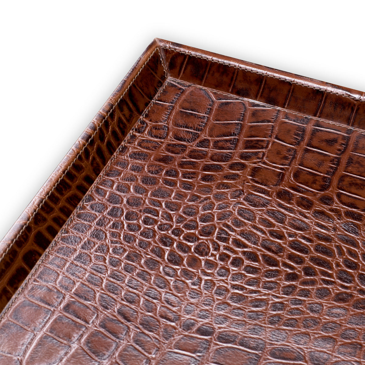 Bureau dienblad Scaleo - Bruin (set van 2)