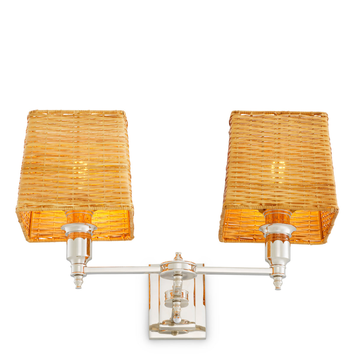 Wandlamp Lexington - Dubbel - Nickel finish