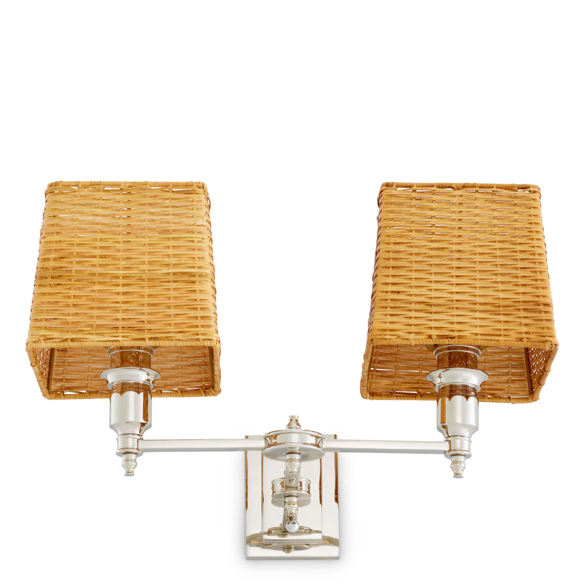 Wandlamp Lexington - Dubbel - Nickel finish