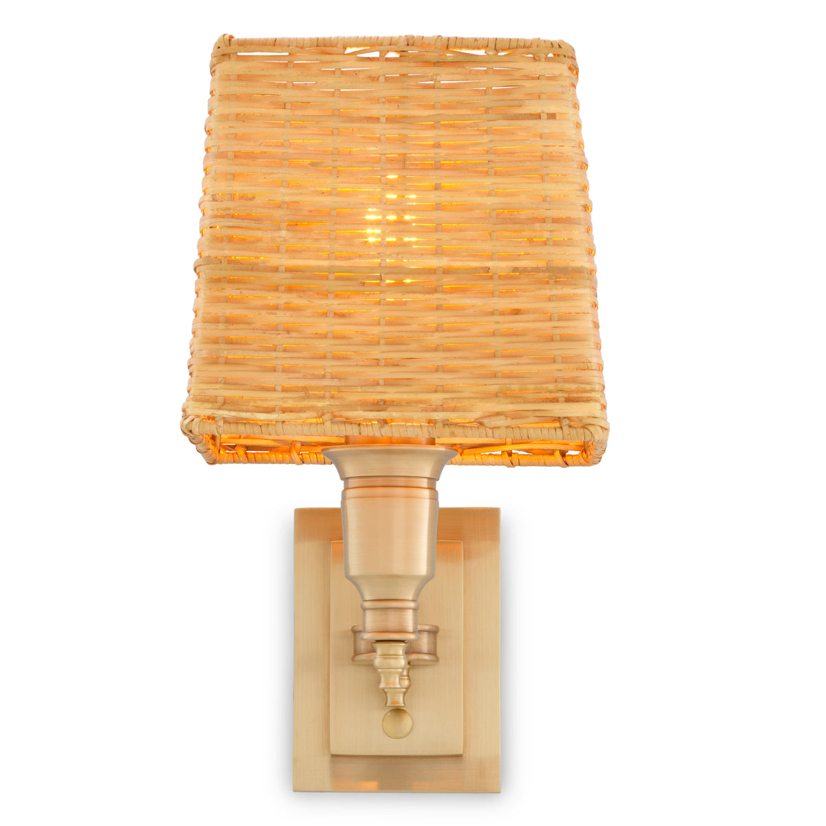 Wandlamp Lexington - Singel - Antique brass finish