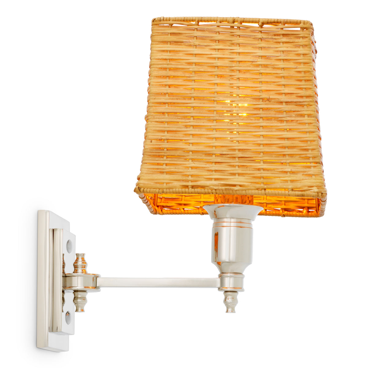 Wandlamp Lexington - Singel - Nickel finish