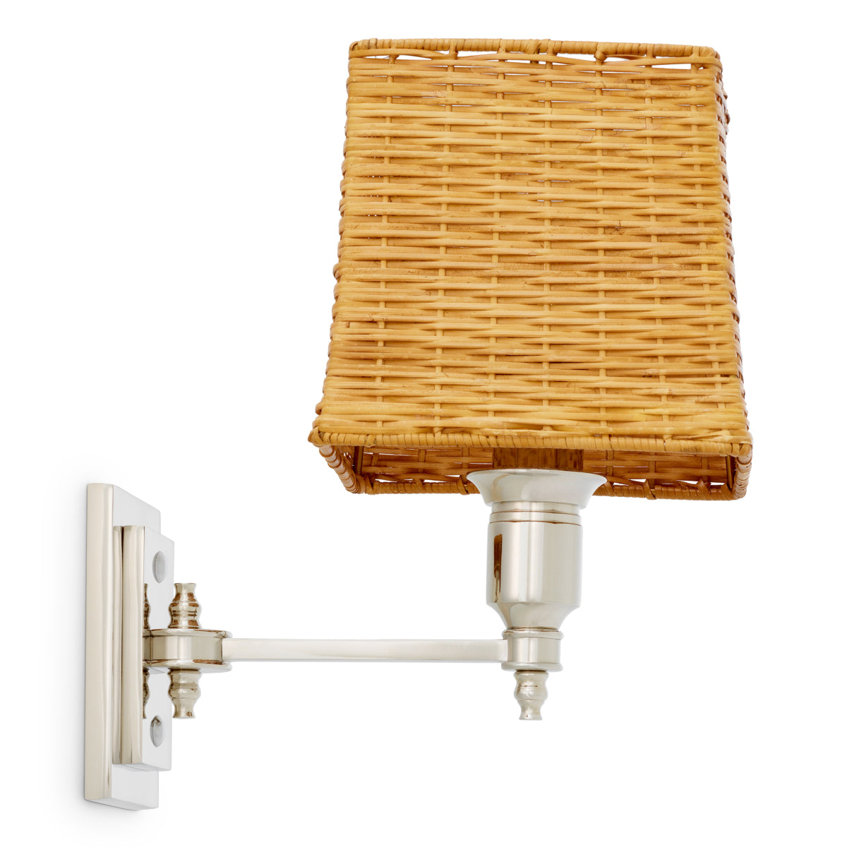 Wandlamp Lexington - Singel - Nickel finish