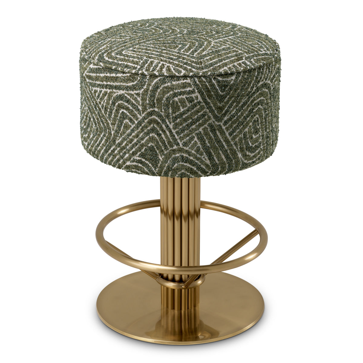 Barkruk Carleton - Laag - Camari green