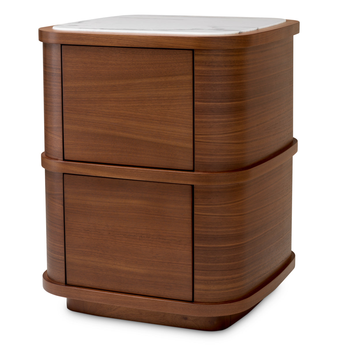 Nachtkastje Cabana - S - Walnut veneer