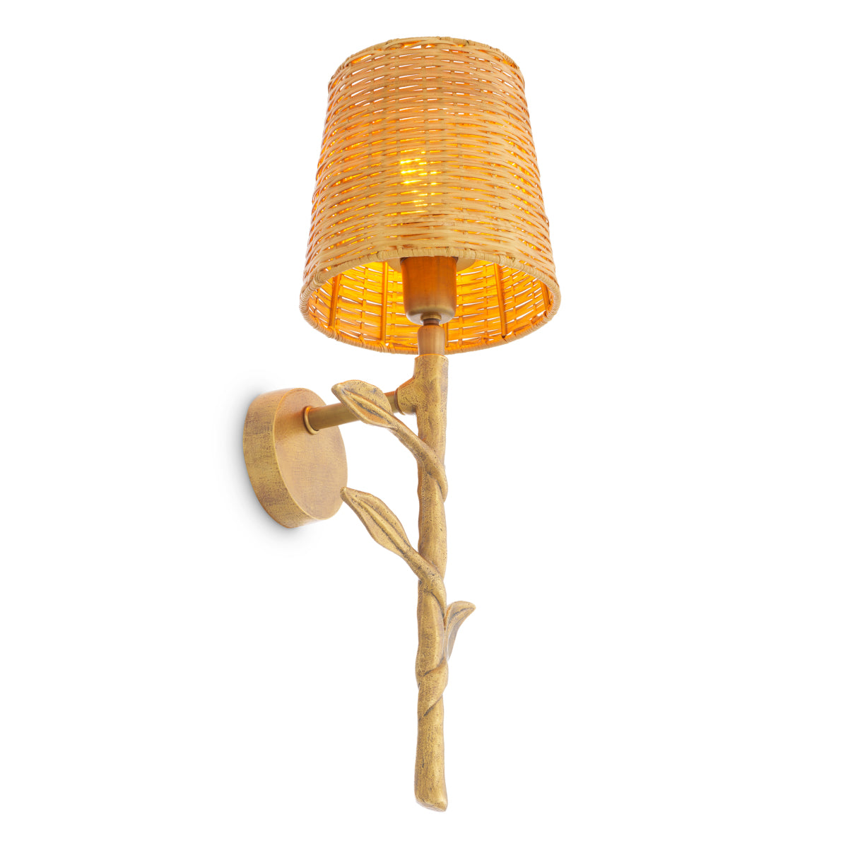 Wandlamp Farini - Rattan shade