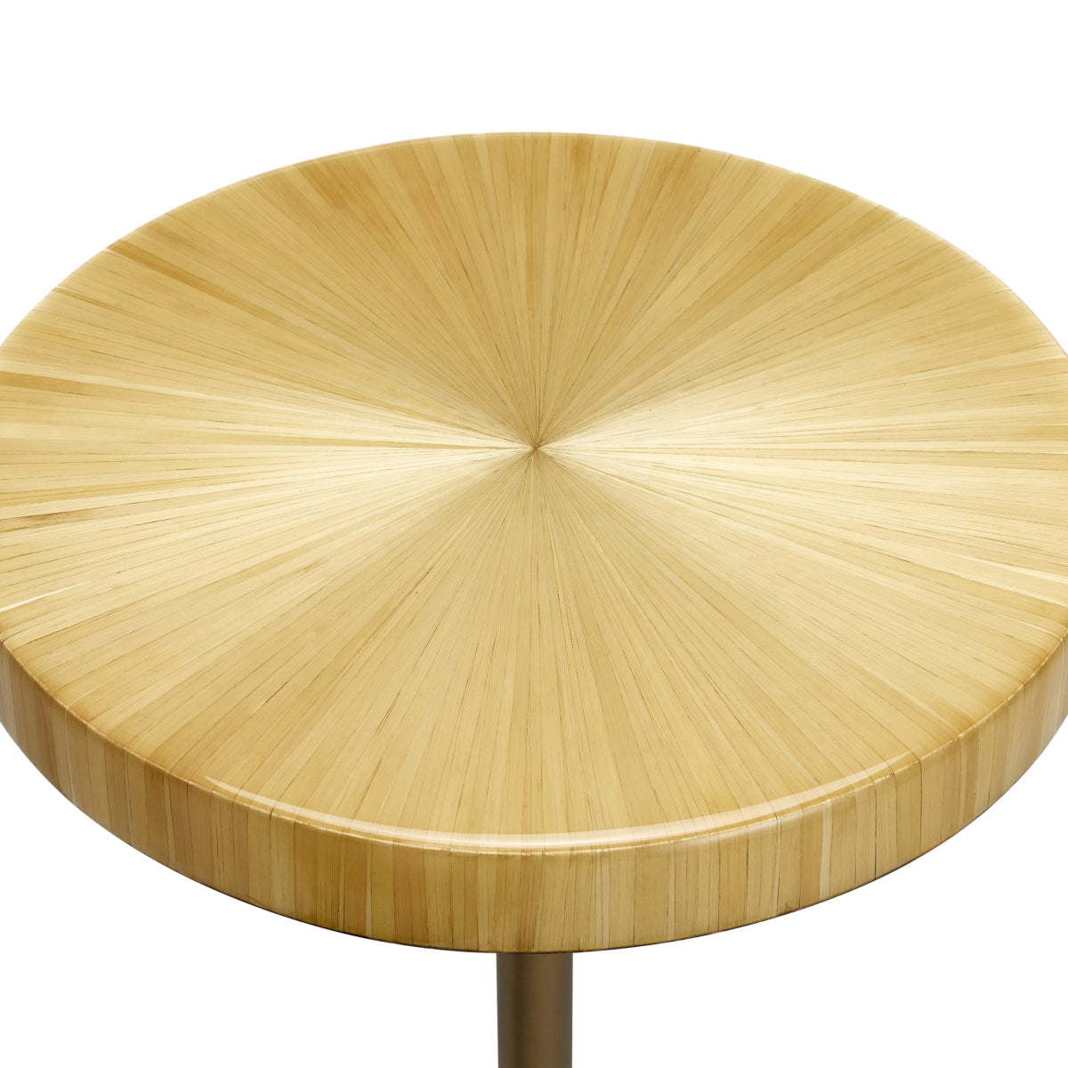 Bijzettafel Albany - Straw marquetry natural
