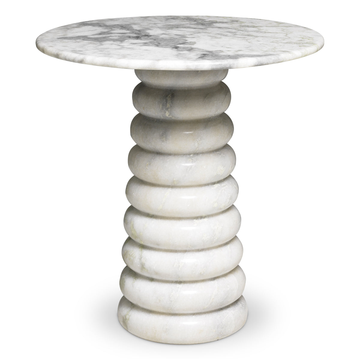 Bijzettafel Lerici - White marble