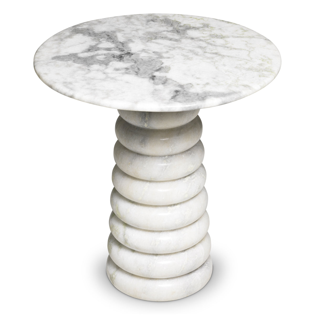 Bijzettafel Lerici - White marble