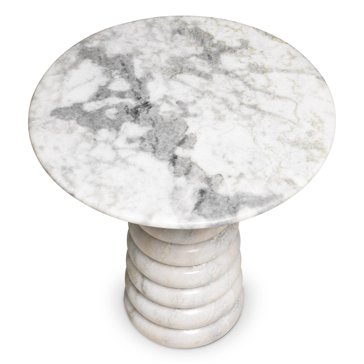 Bijzettafel Lerici - White marble
