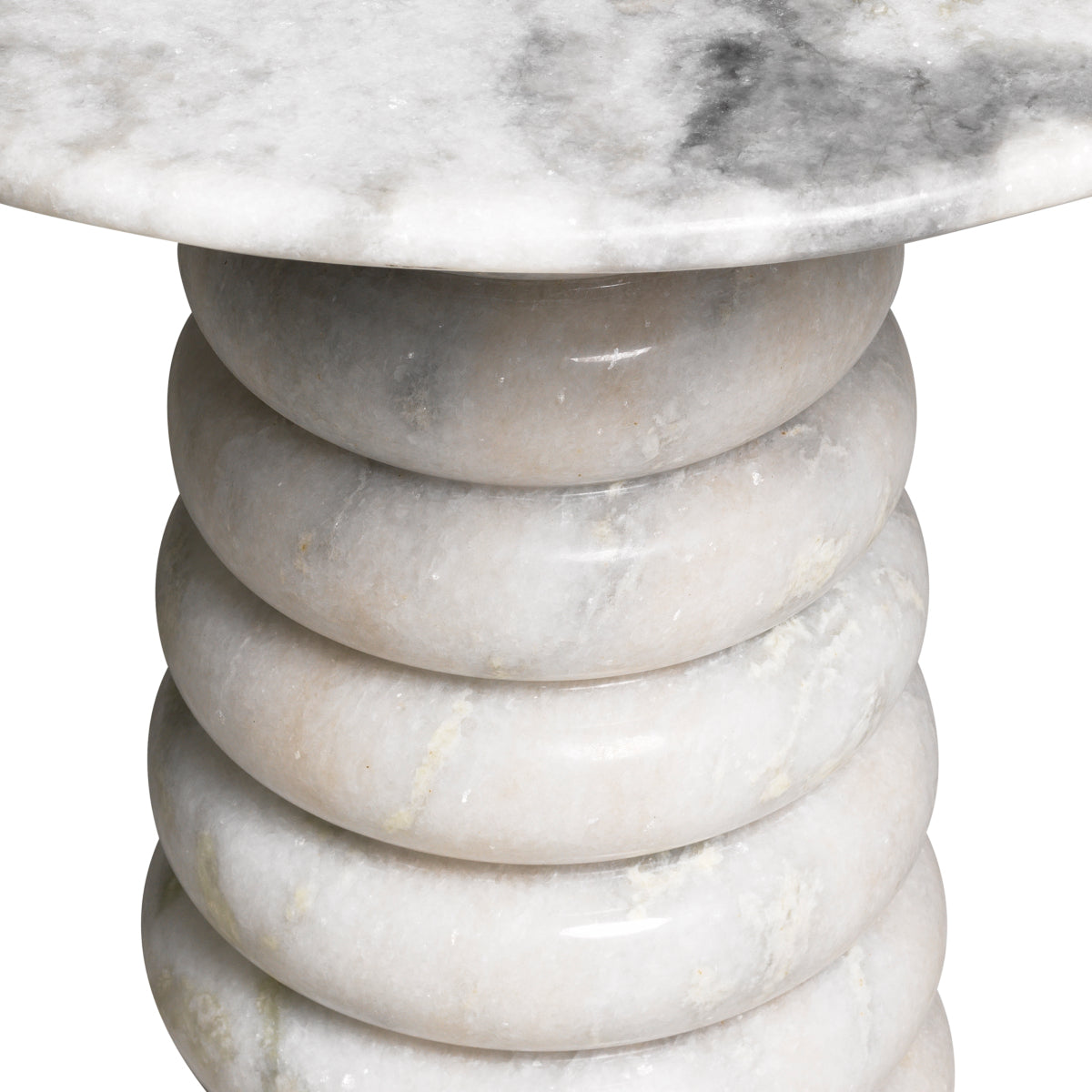 Bijzettafel Lerici - White marble