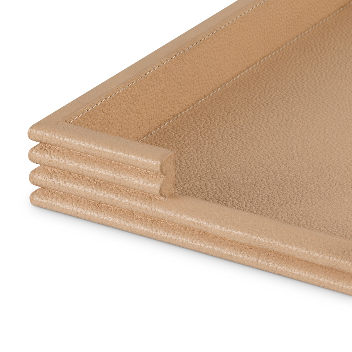 Bureauset Elvane - Tan leather (set van 3)