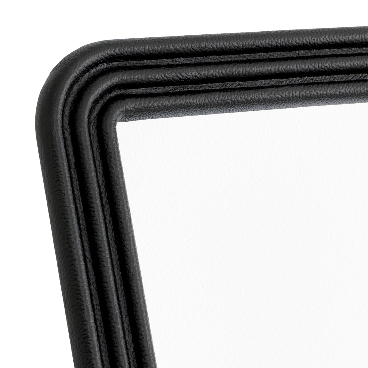Fotolijstje Elvane - Black leather (set van 2)