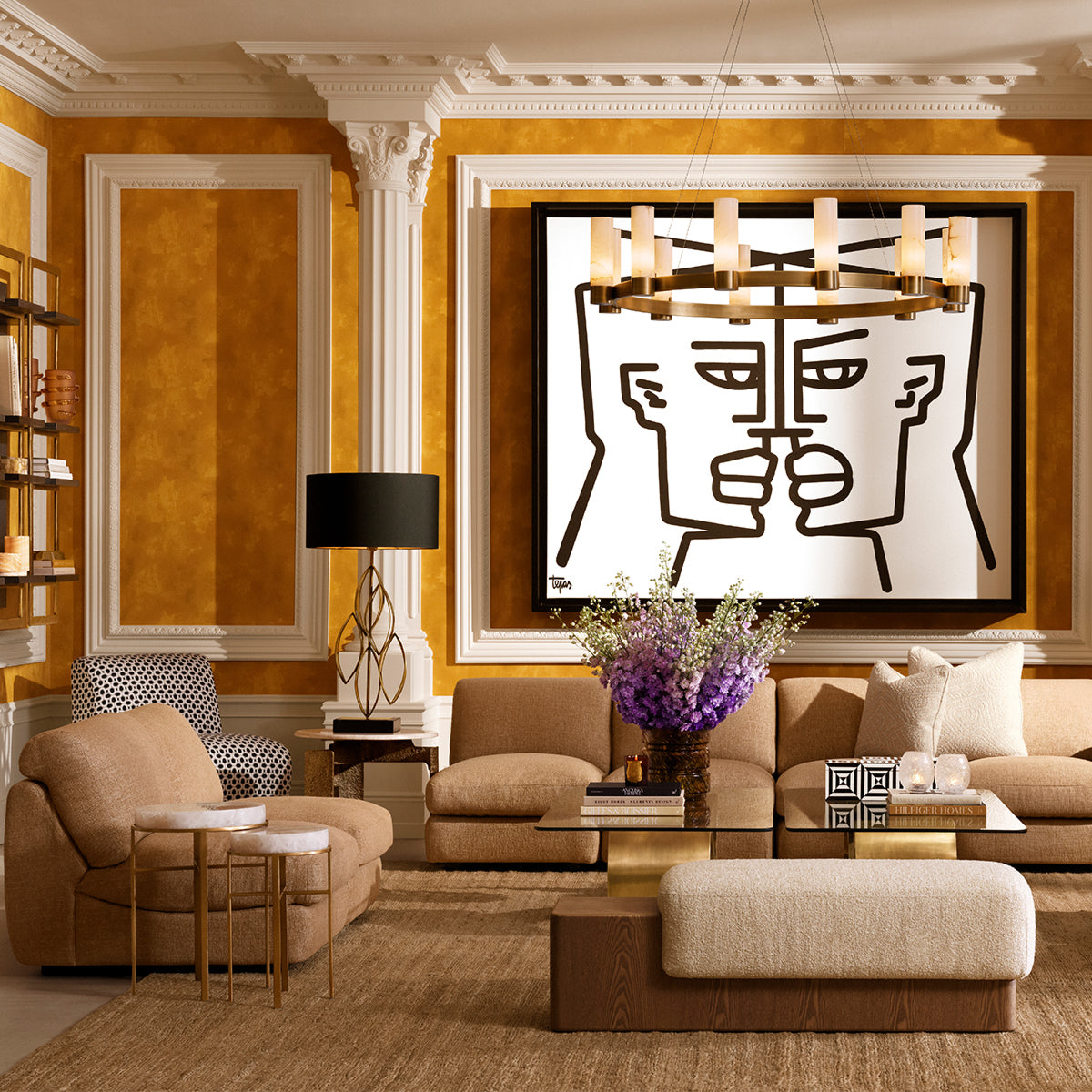 Sierkussen Camari - S - Camari cream