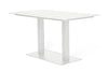 Tuintafel Virenze 140 x 80 cm - Matt White - Aluminium