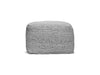 Poef Arezzo - 55x55 - Square - Mid grey