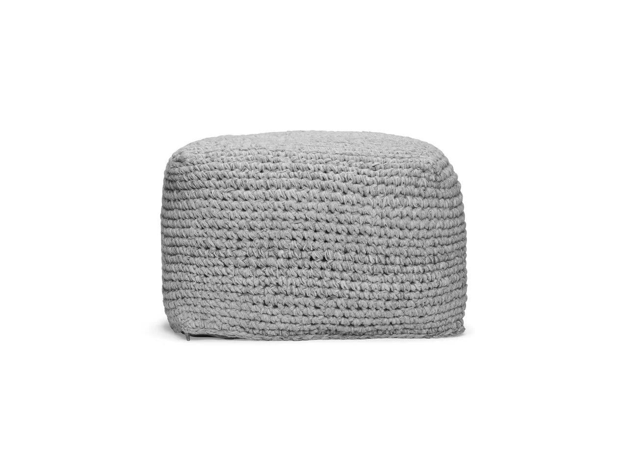 Poef Arezzo - 55x55 - Square - Mid grey