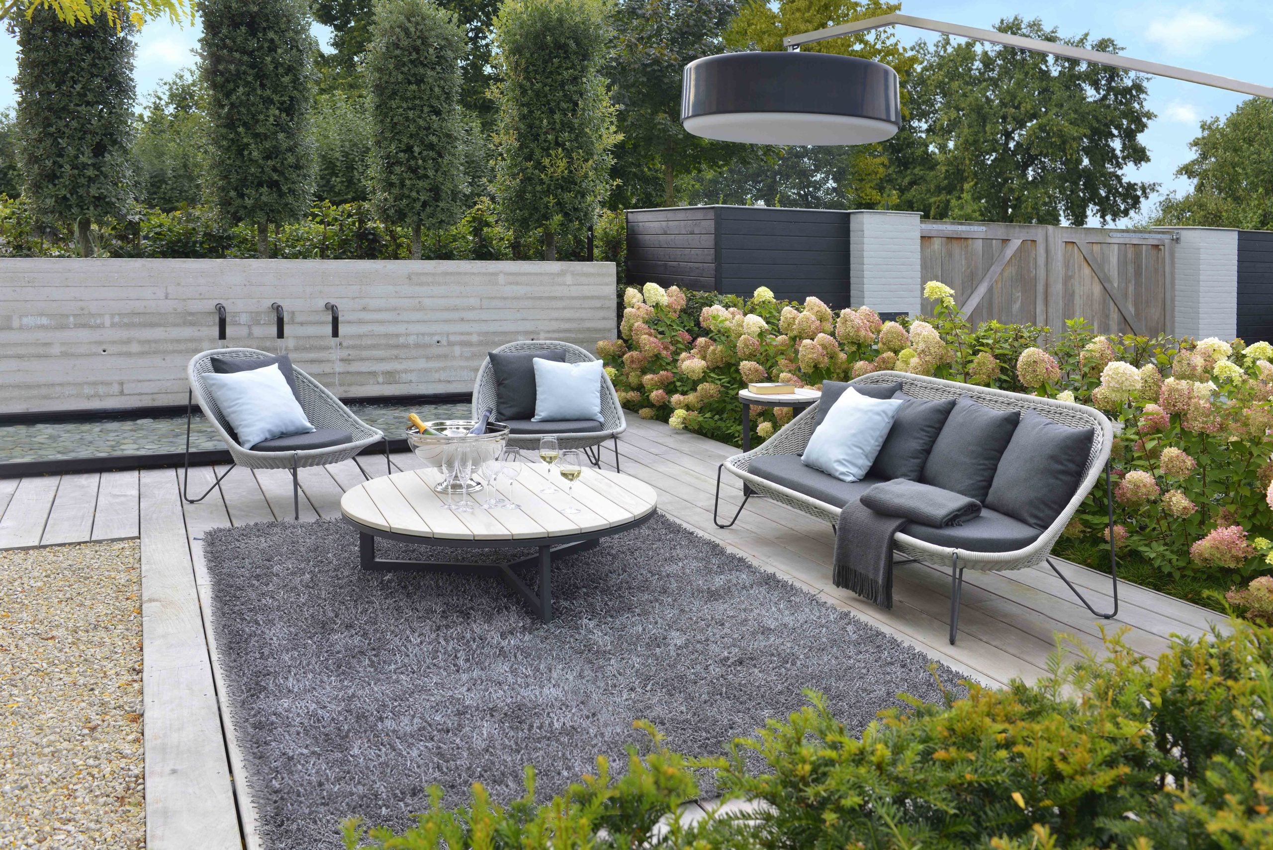 Tuinbank Pasturo IJzergrijs