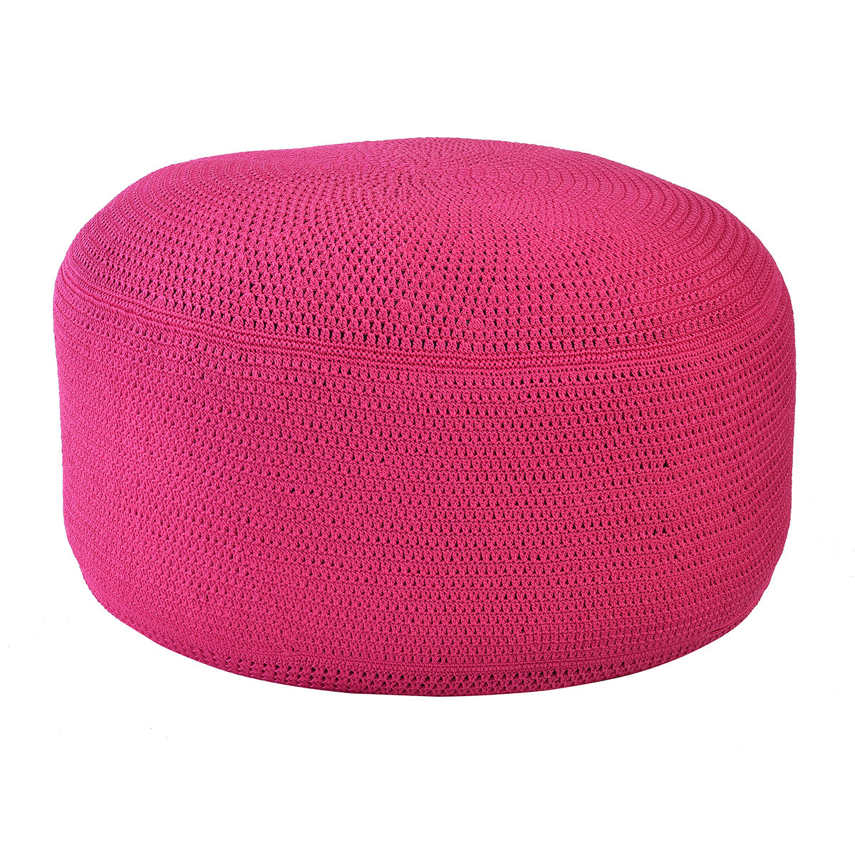 Poef Crochette Ø80 Roze