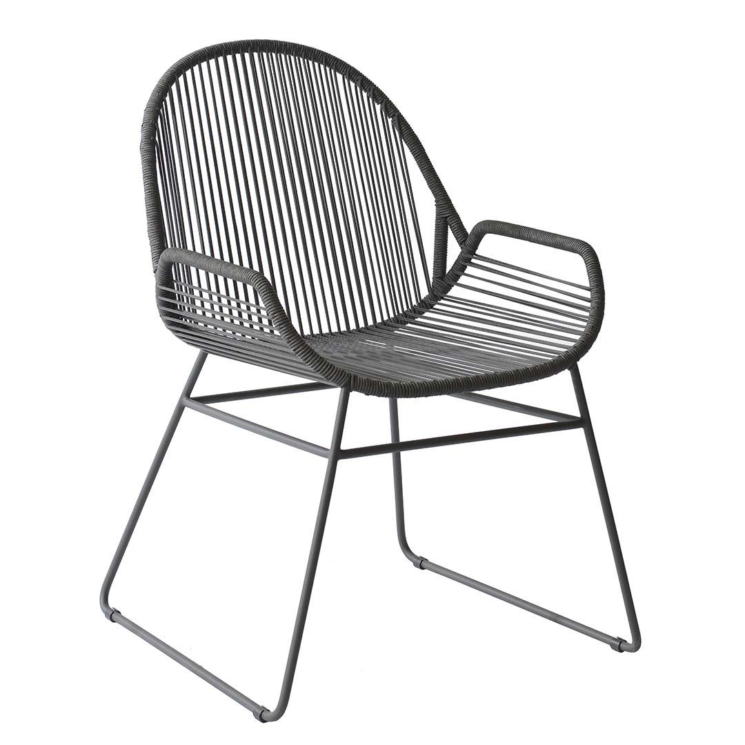 Tuinstoel Silves Donkergrijs