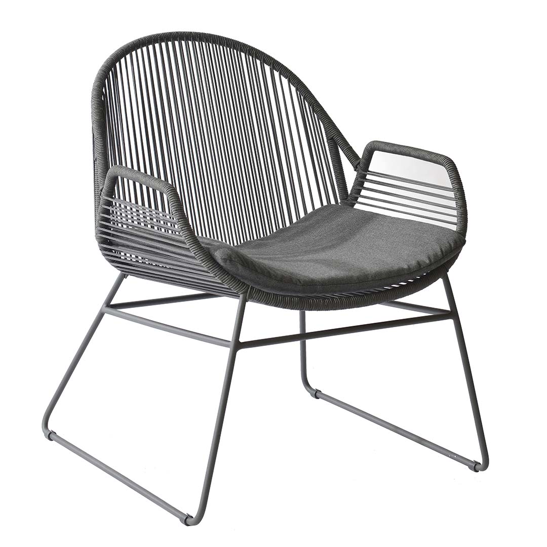 Loungestoel Silves Donkergrijs
