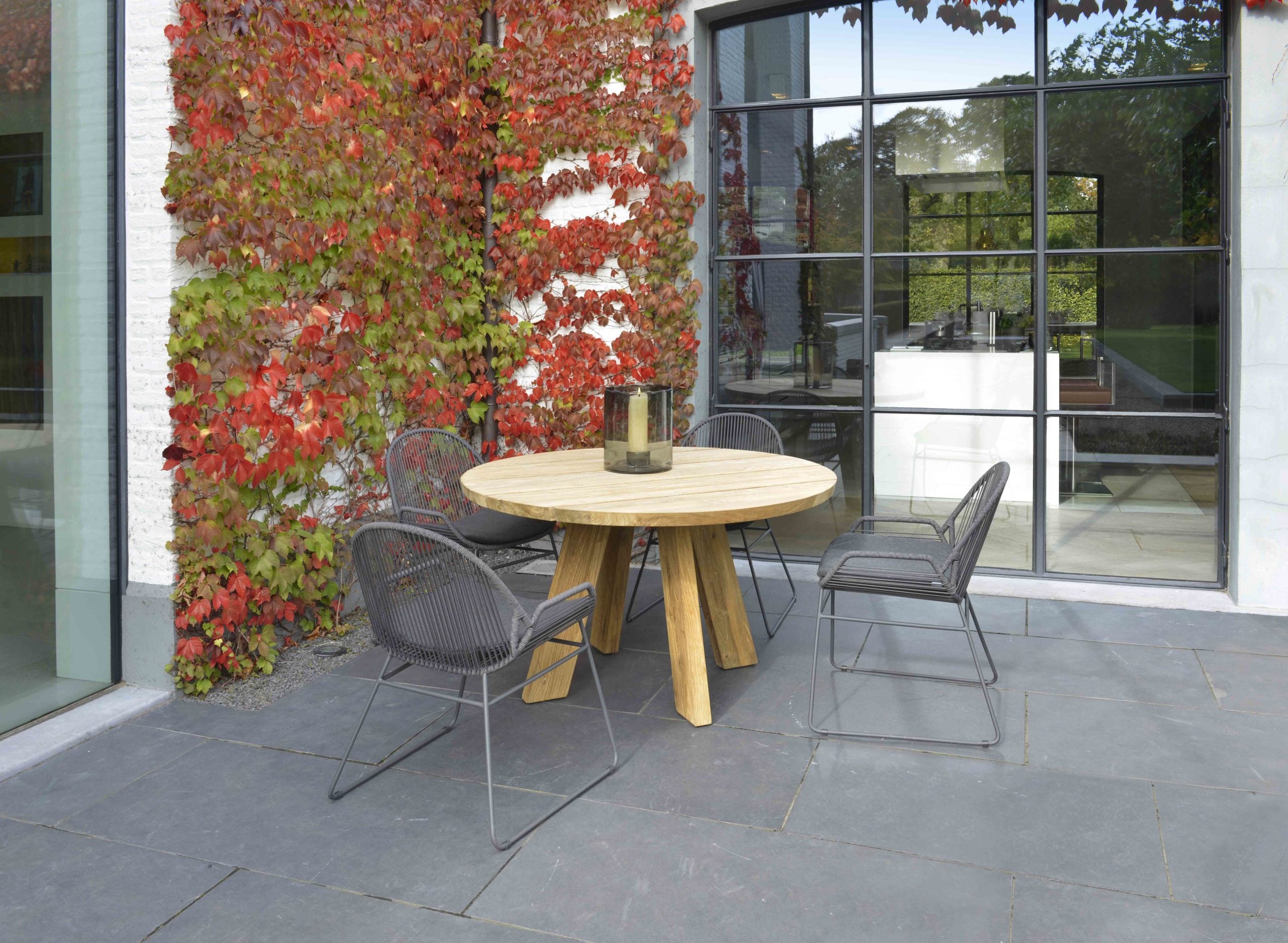 Tuinstoel Silves Donkergrijs