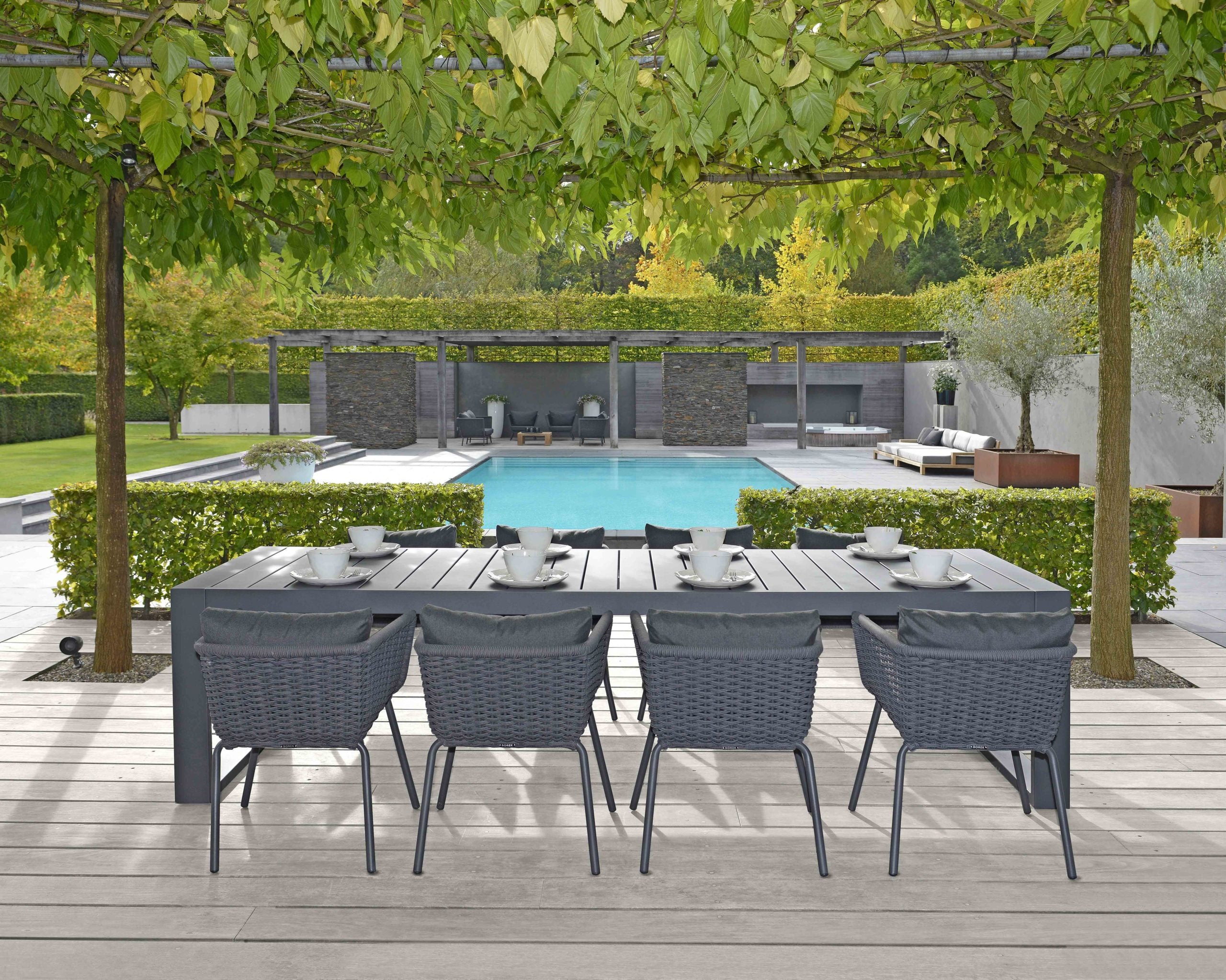 Tuinstoel Valldemossa Donkergrijs