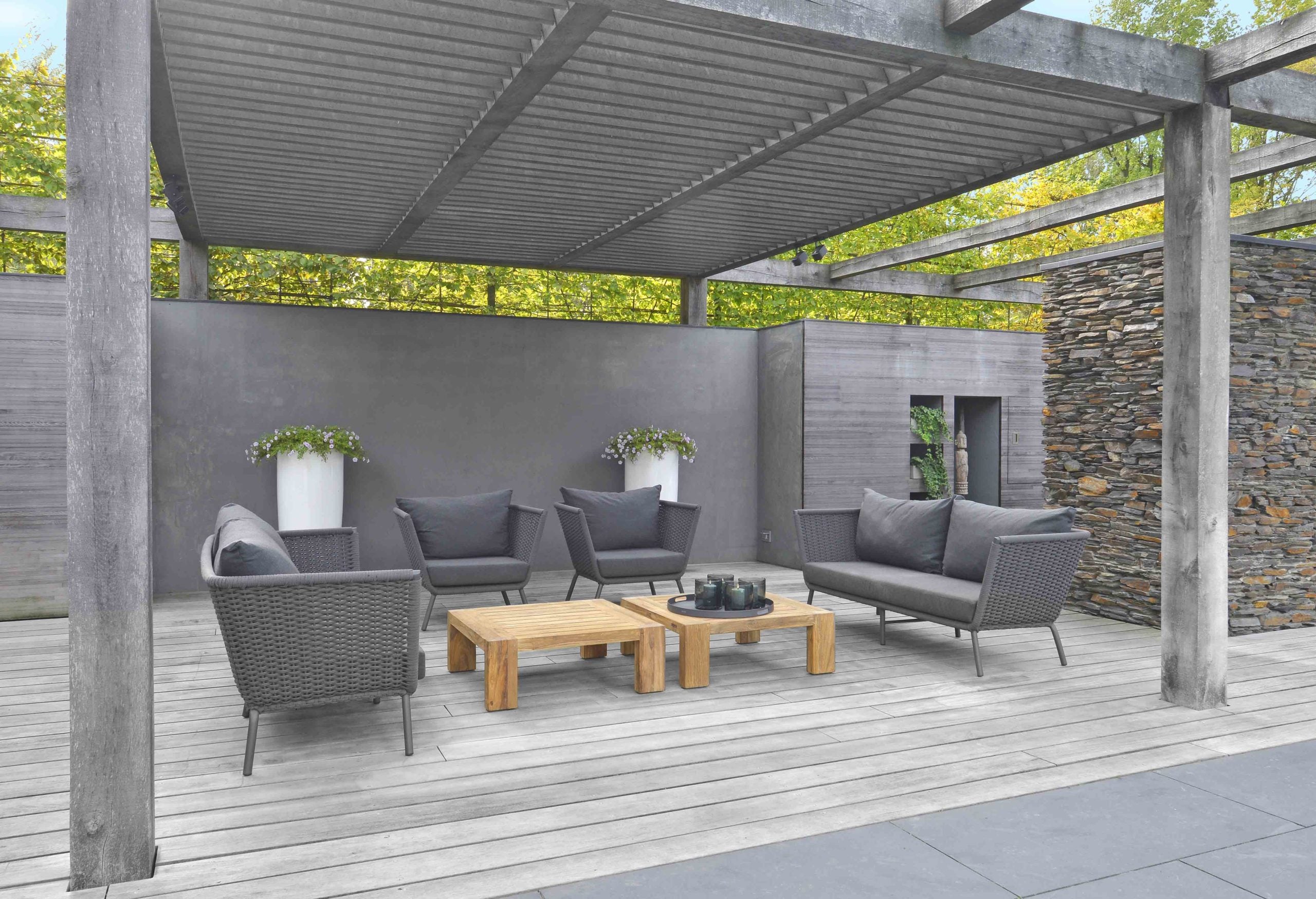 Loungestoel Valldemossa Donkergrijs