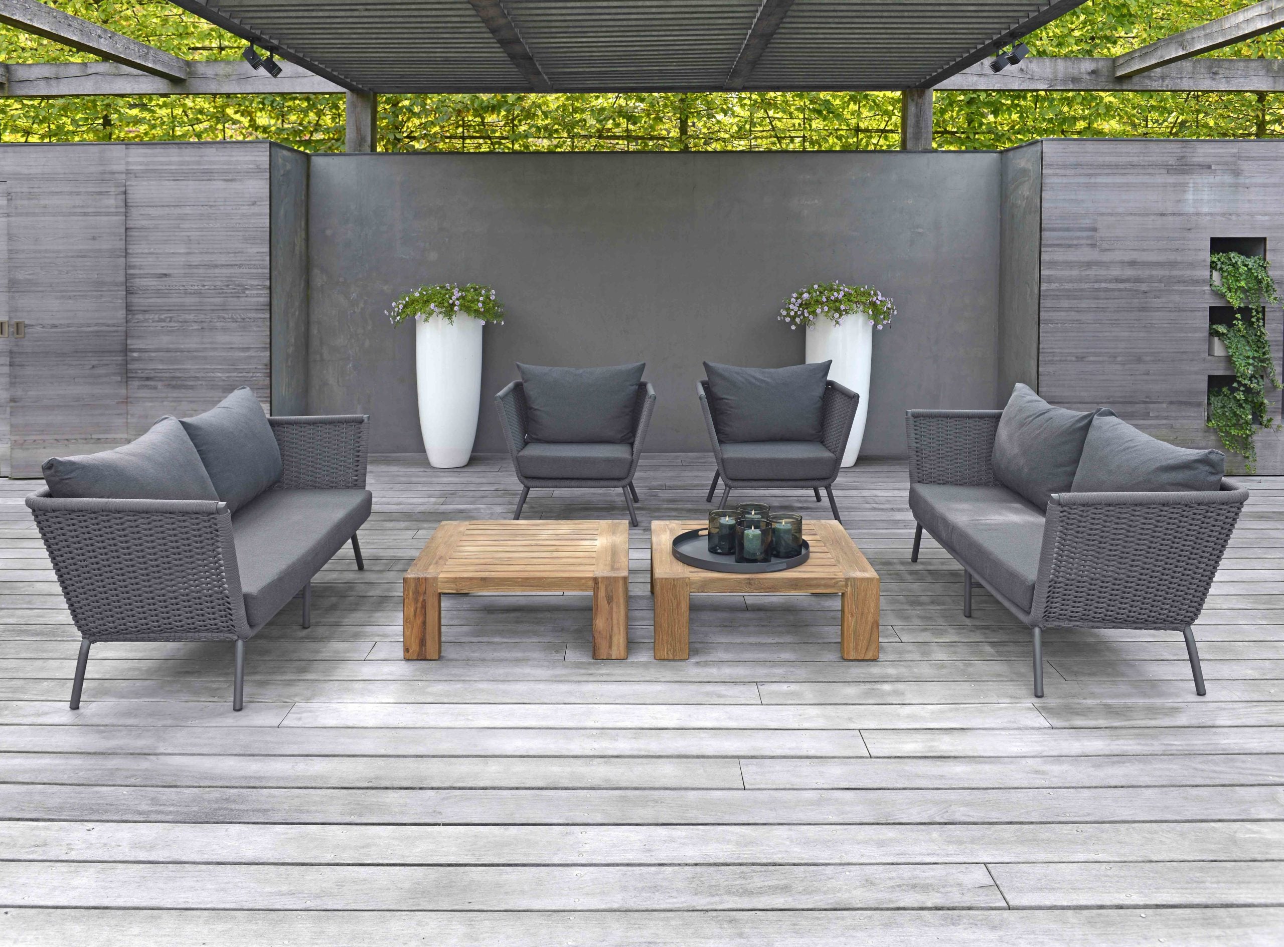 Loungestoel Valldemossa Donkergrijs