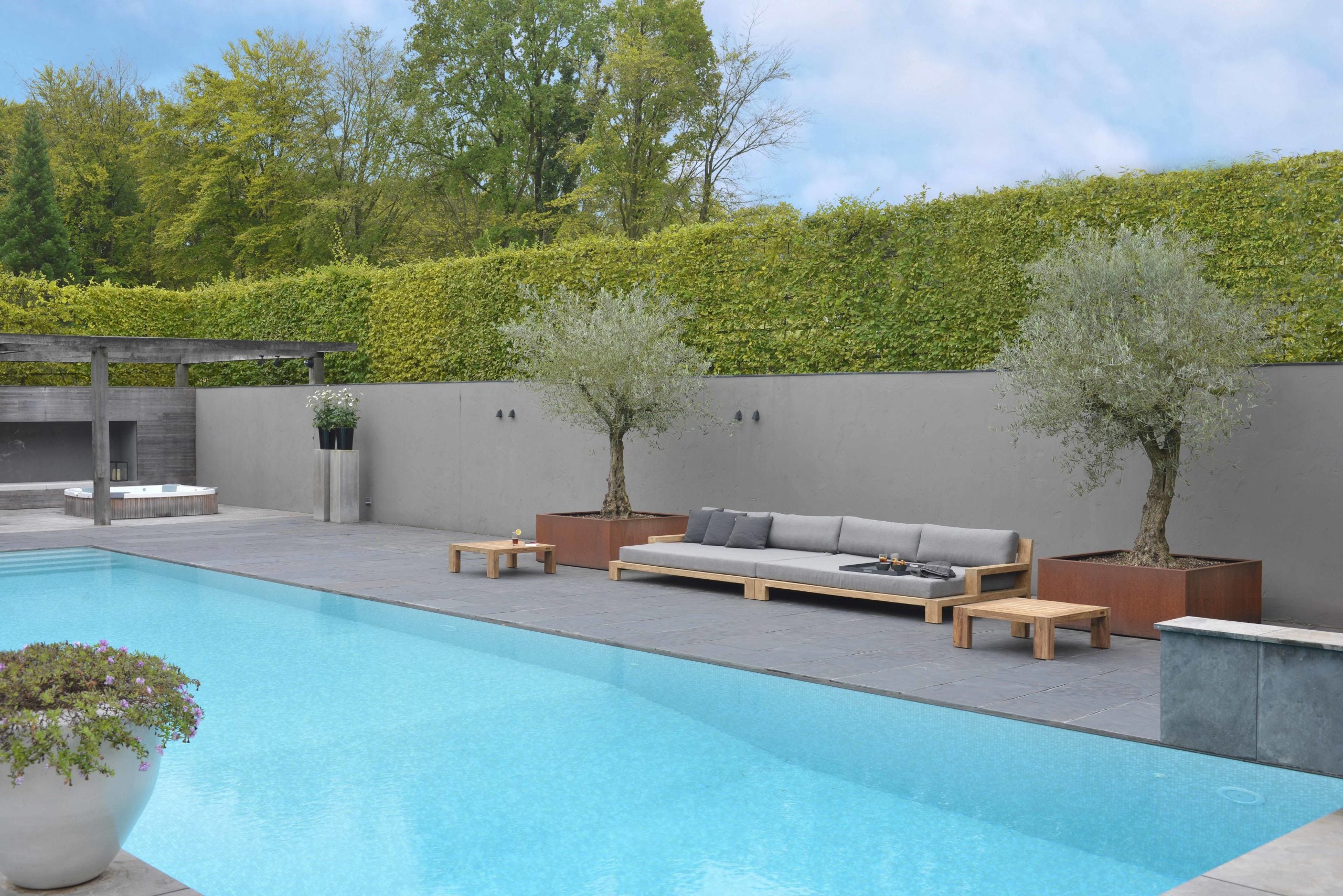 Modulaire bank Cadiz 2-persoons rechts