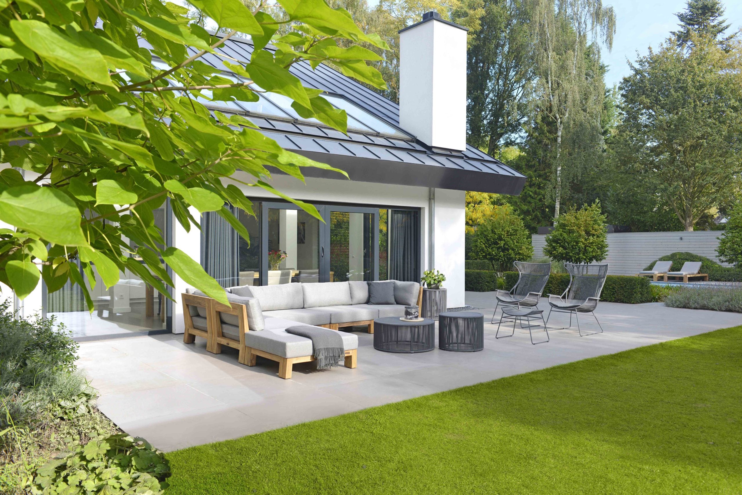 Bijzettafel Lagos ø59 Donkergrijs