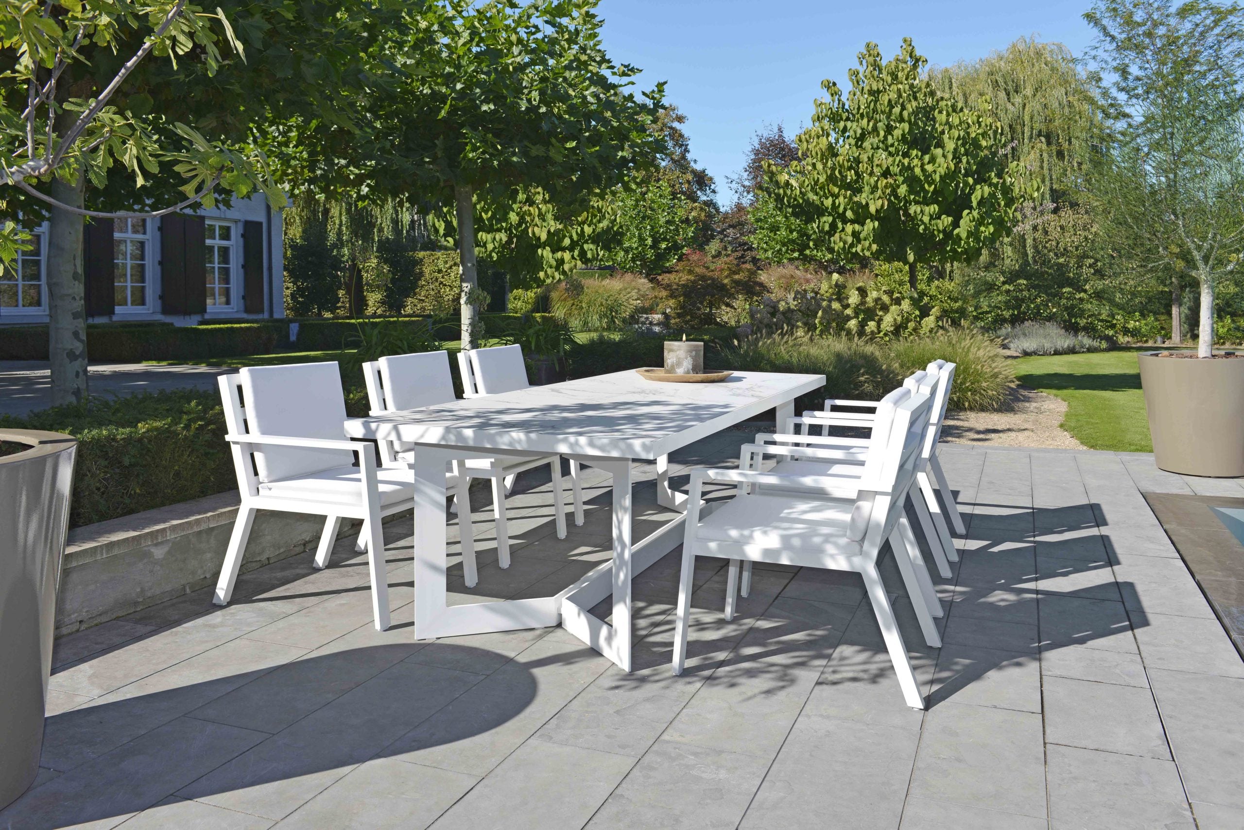 Tuinstoel Viking Wit